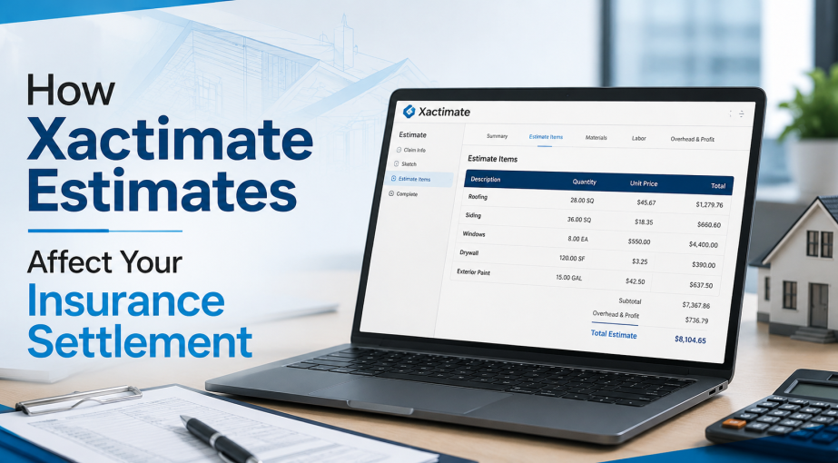 How Xactimate Estimates Affect Your Insurance Settlement