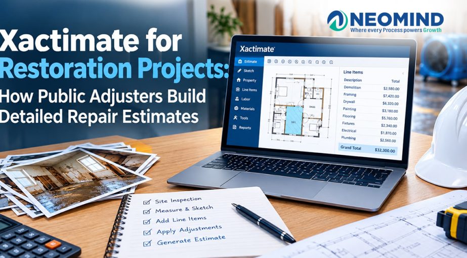 Xactimate for Restoration Projects: How Public  Adjusters Build Detailed Repair Estimates